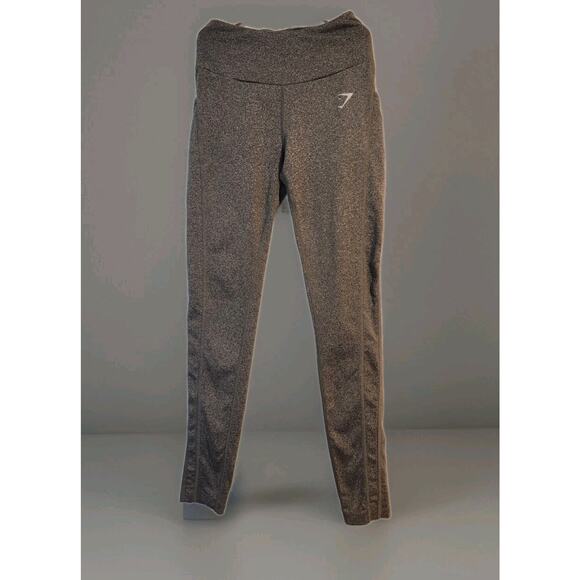 GYMSHARK Dry Sculpture Leggings - Charcoal Marl XS Womens - Picture 2 of 7